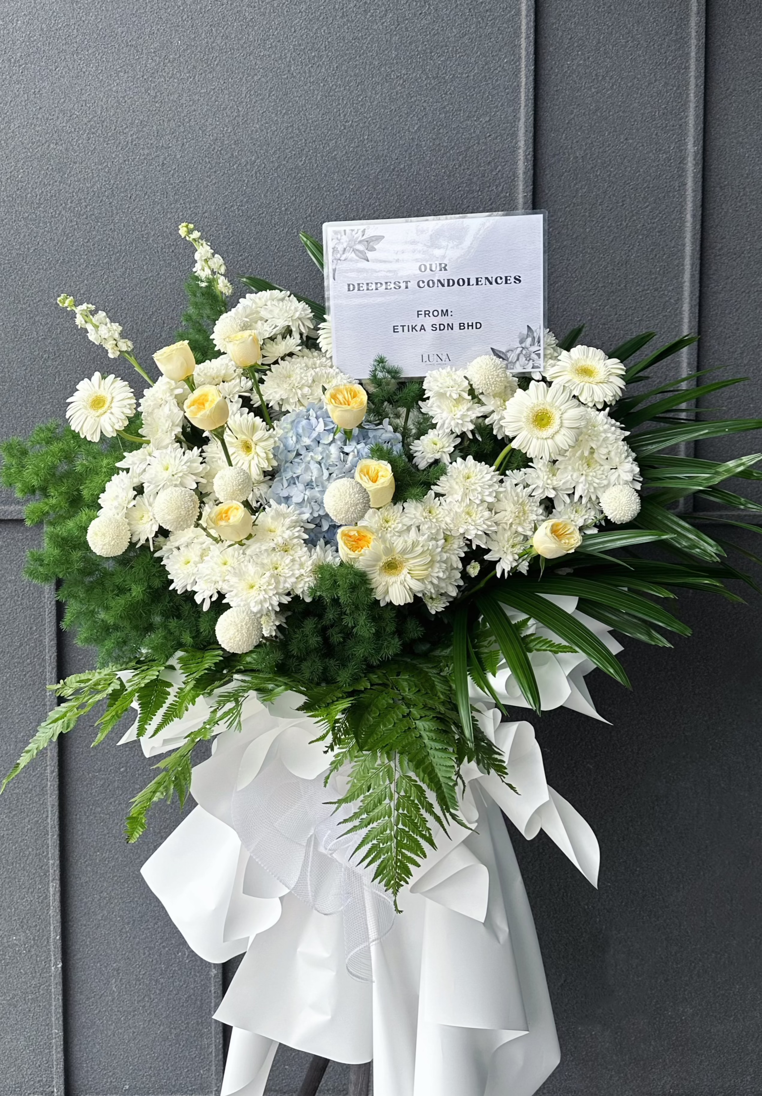 Memory Lane Condolence Flower Stand