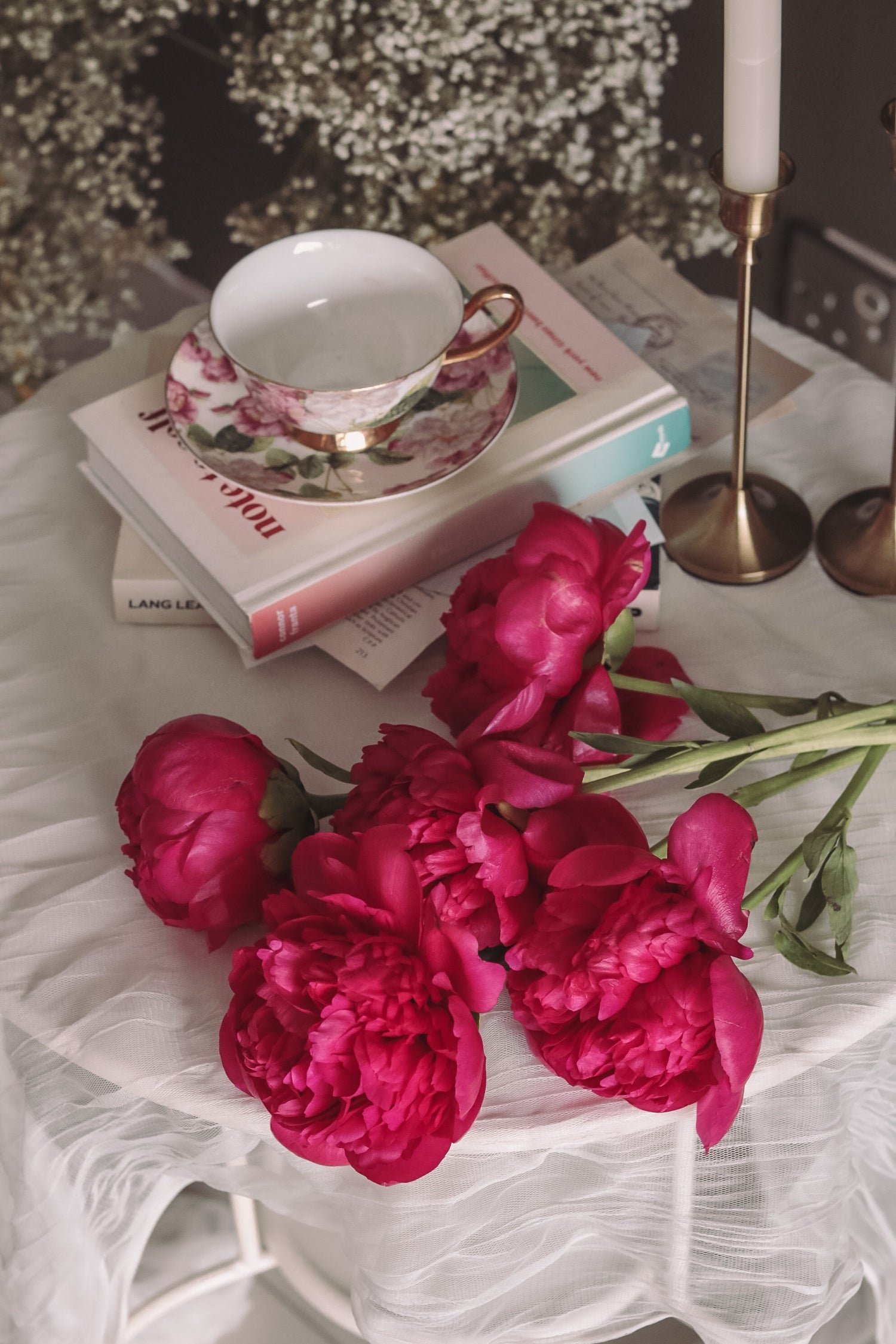 Red Charm Peonies