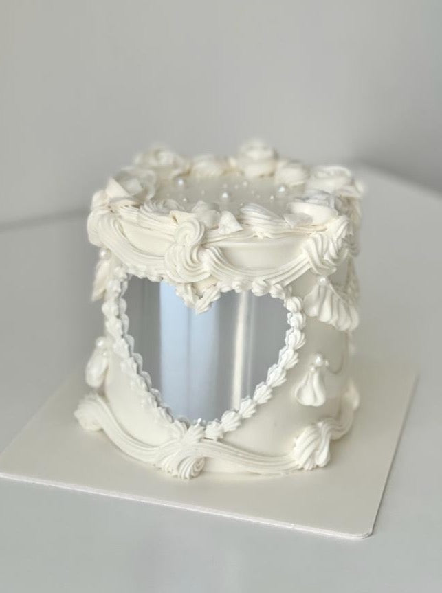 Vintage Mirror Cake